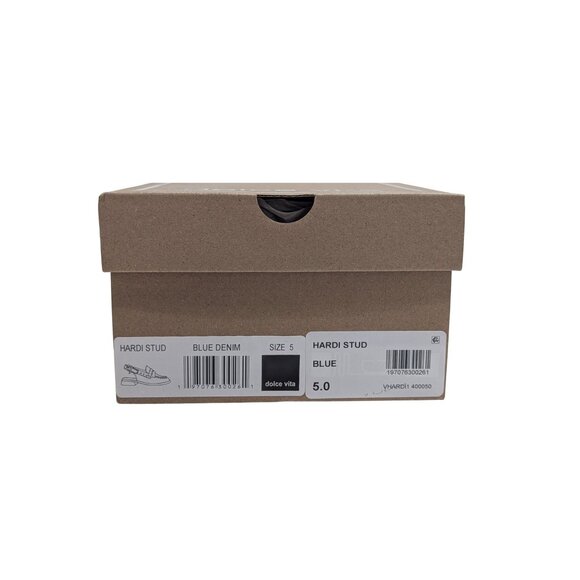 Dolce Vita Hardi Denim Studded Slingback Loafer Size 5 - Picture 6 of 6